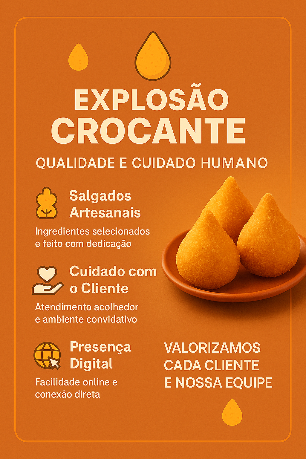 Ilustração representando missão, cuidado e qualidade